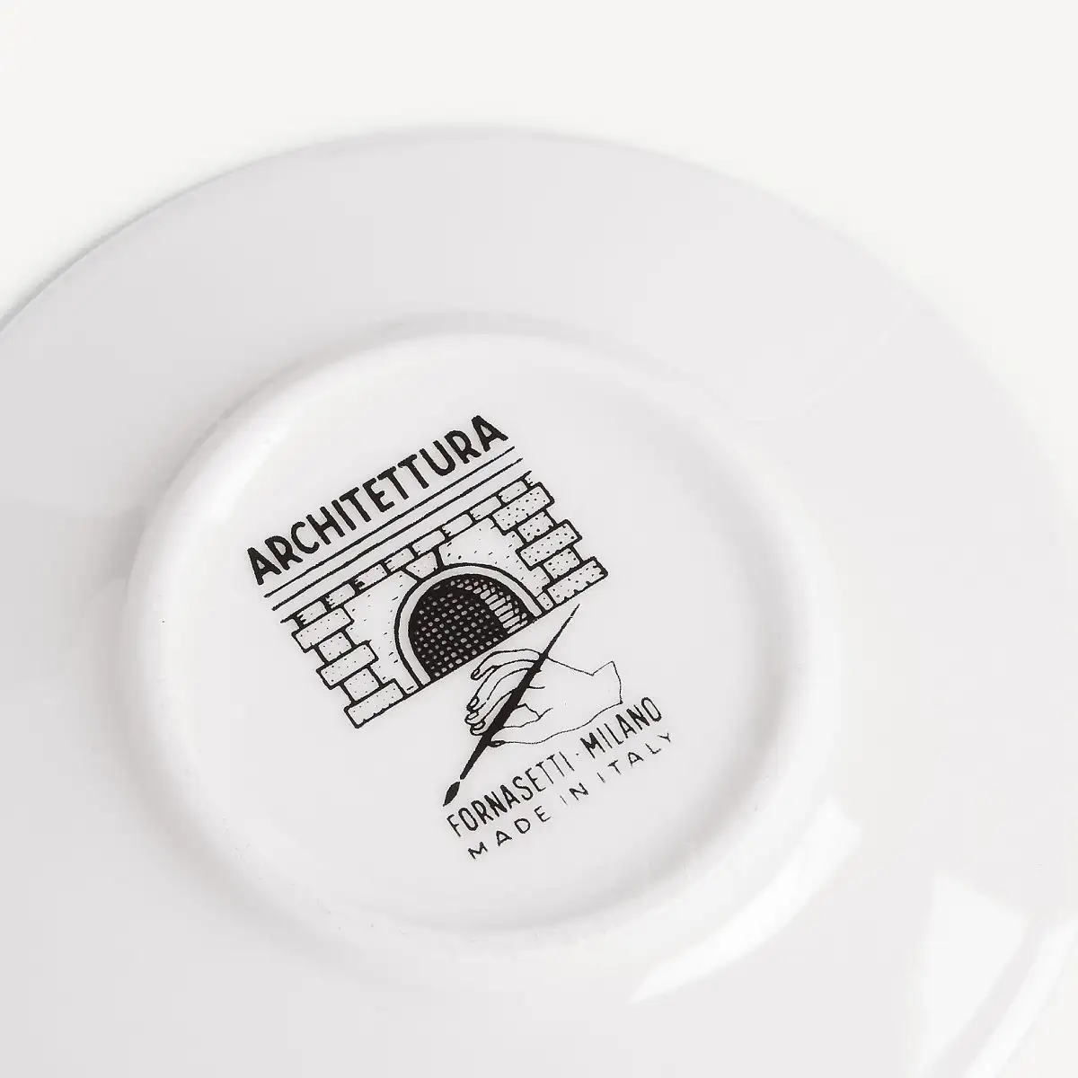 fornasetti coffee saucer architettura set