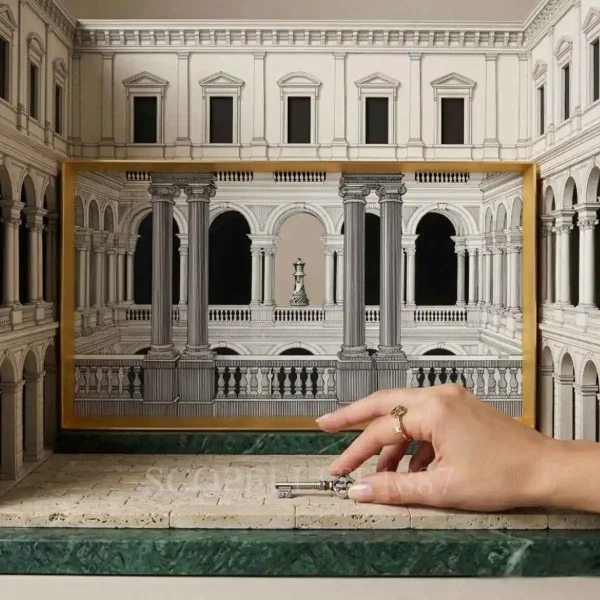 fornasetti decorative panel brera