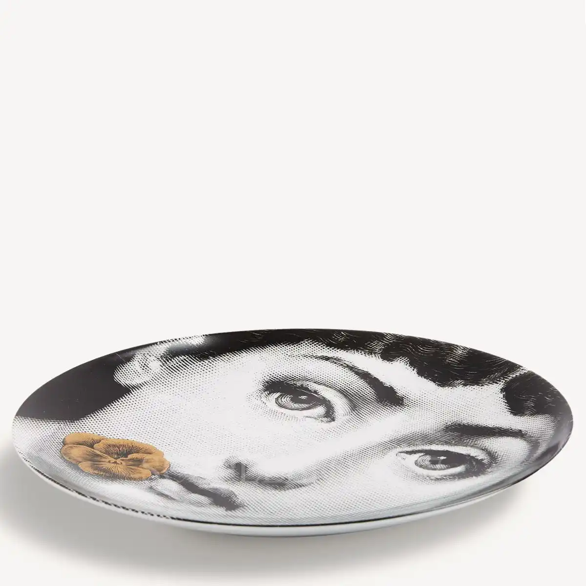fornasetti plate tema e variazioni n.137 gold