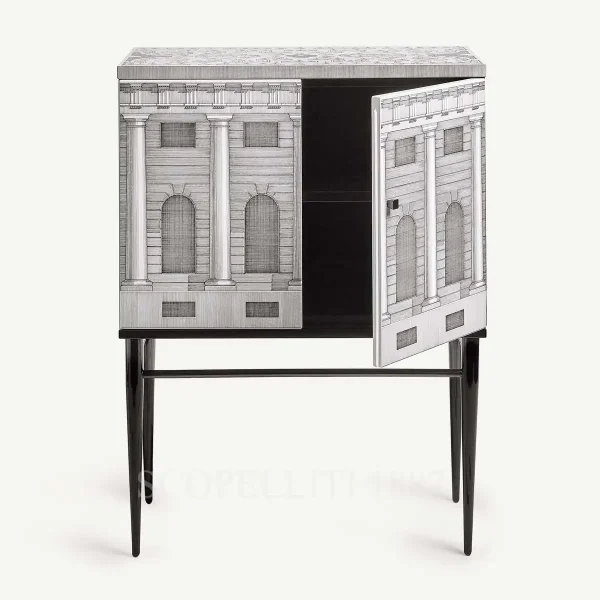 fornasetti raised small sideboard architettura front