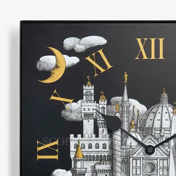 fornasetti wall clock italia che vola