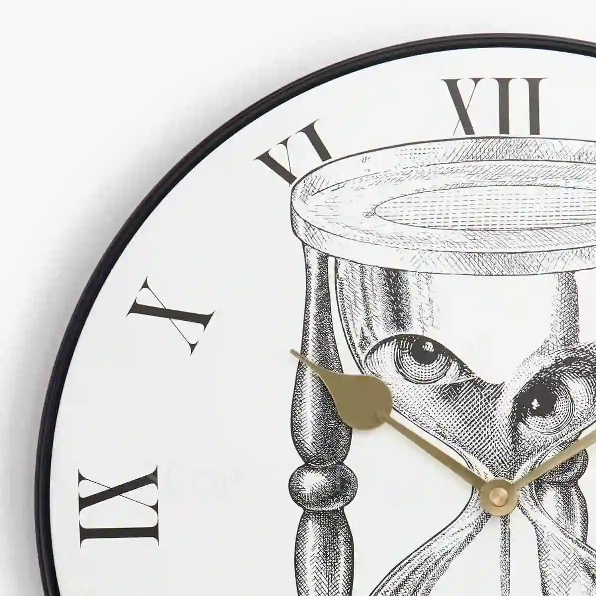 fornasetti wall clock tema e variazioni n.184