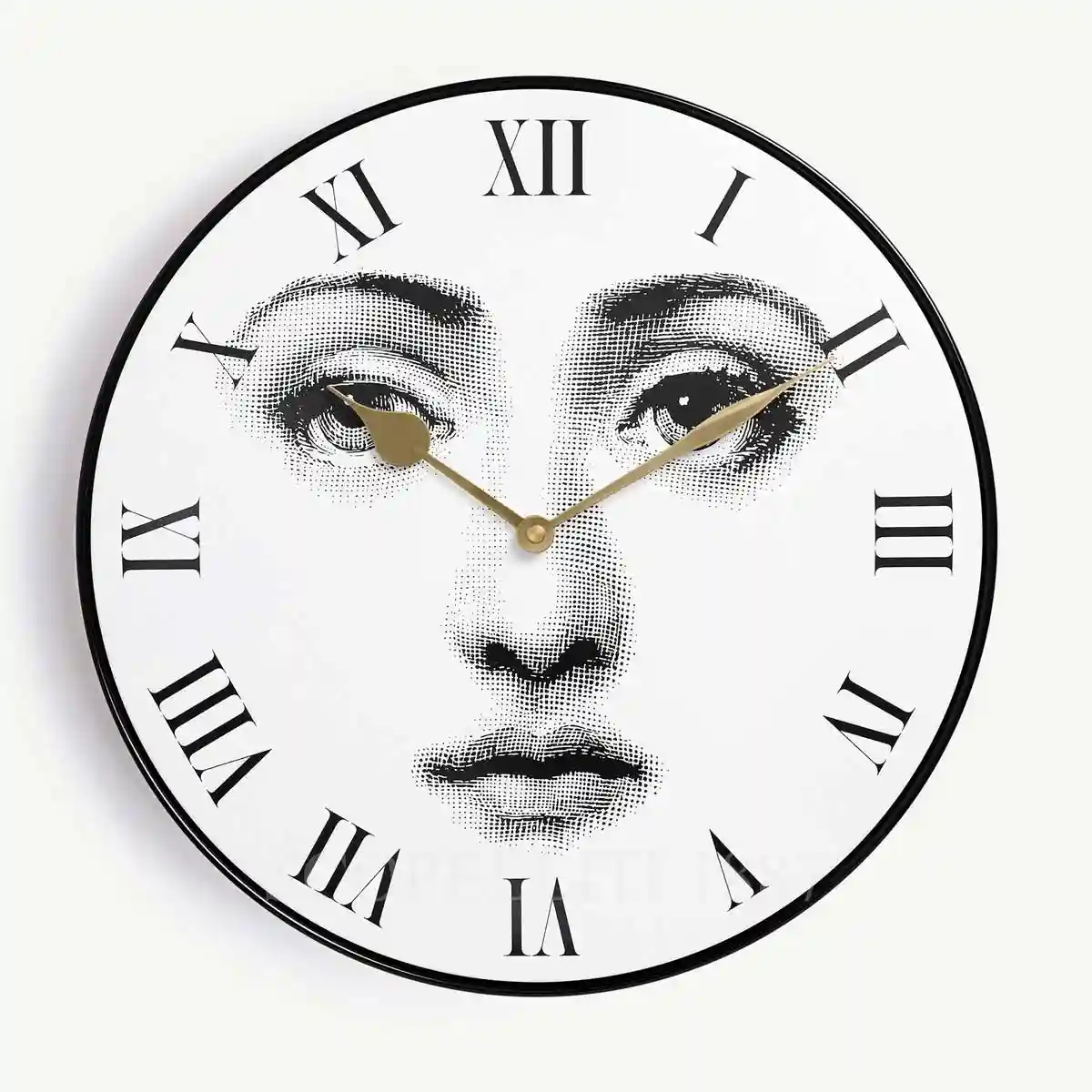 fornasetti wall clock tema e variazioni n.6