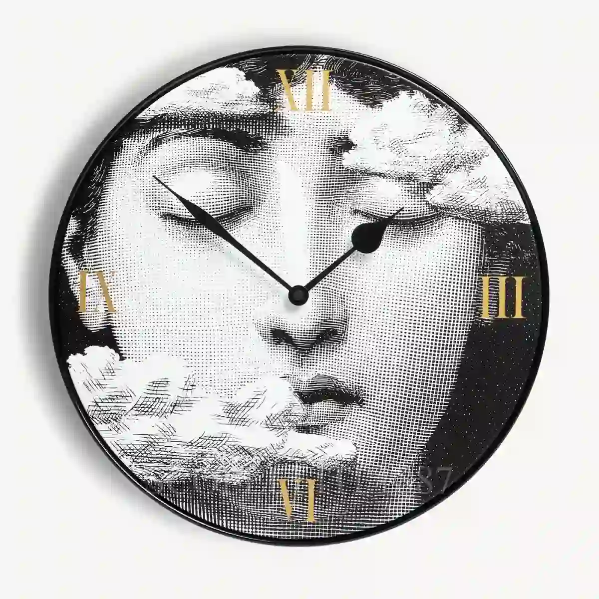 fornasetti wall clock tra le nuvole