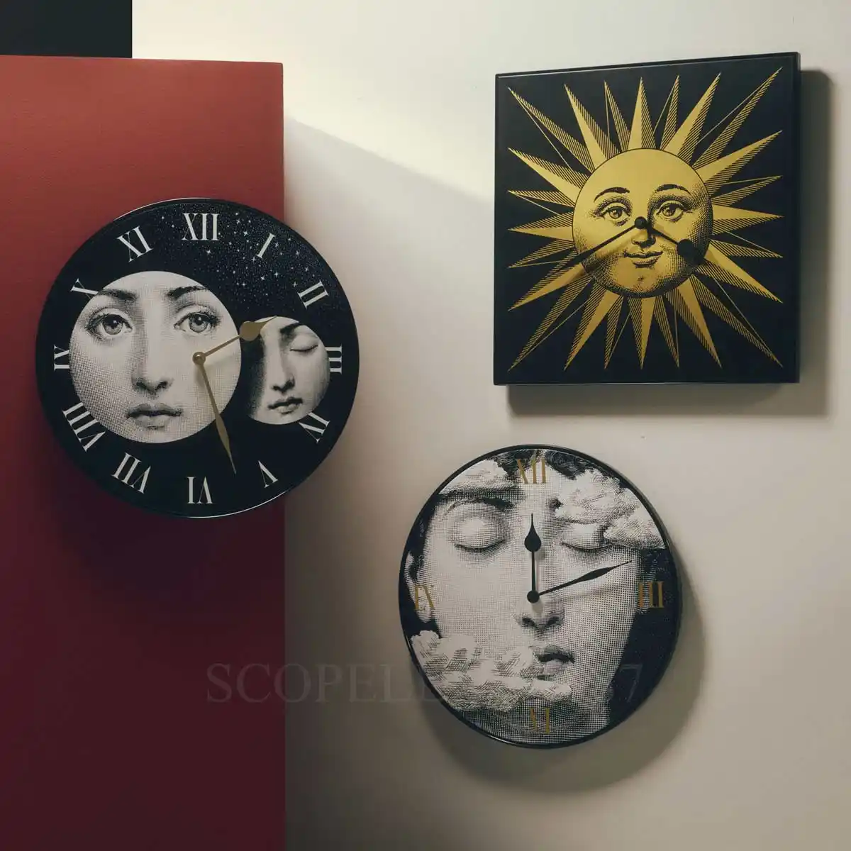 fornasetti wall clocks