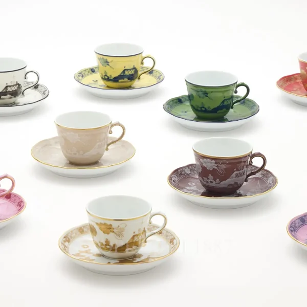 ginori 1735 oriente italiano coffee cups