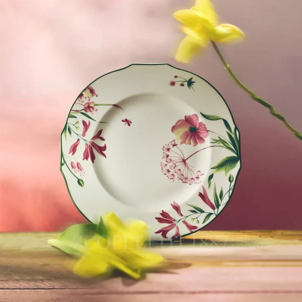 ginori florenza dinner plate mauve pink