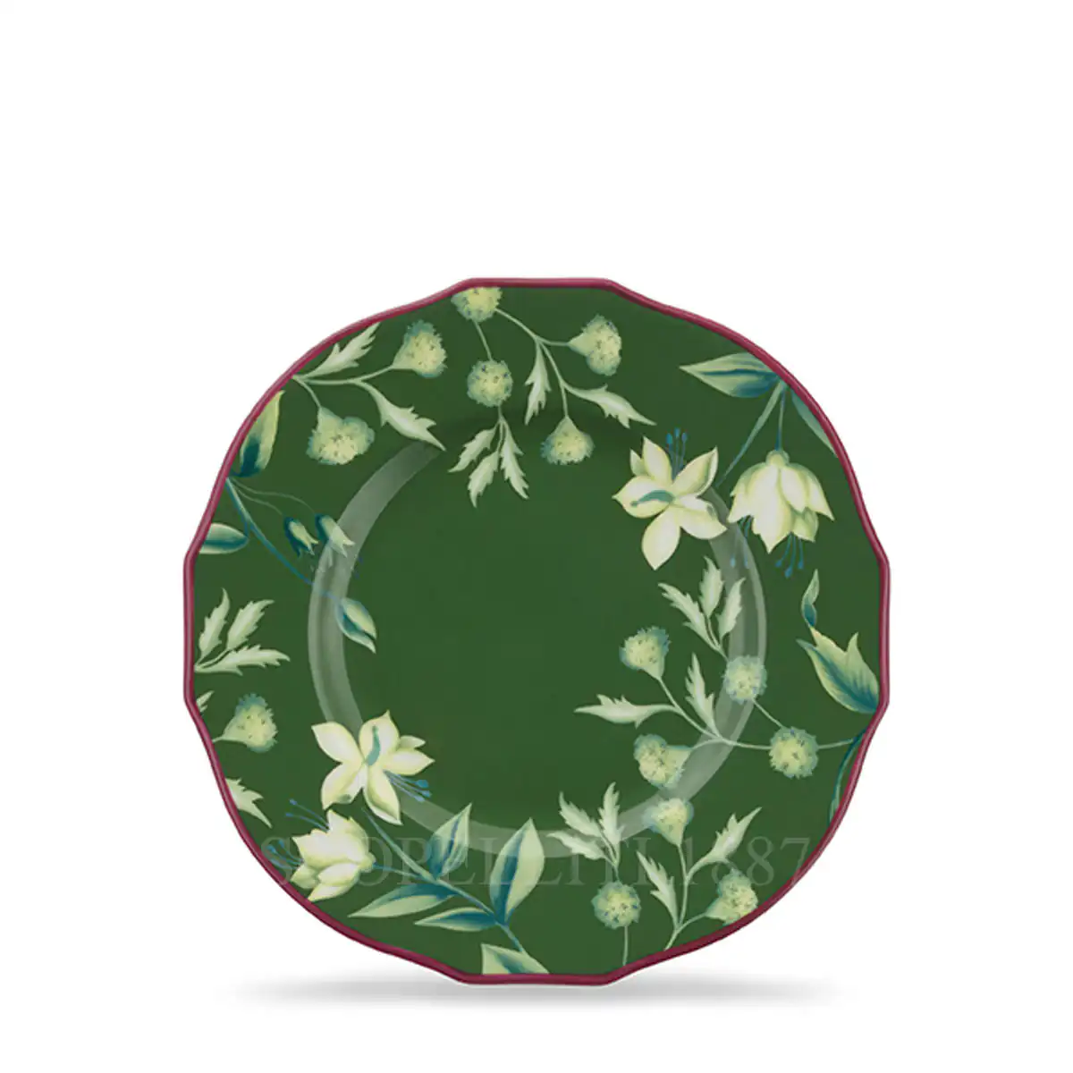 ginori 1735 florenza acanto green bread plate