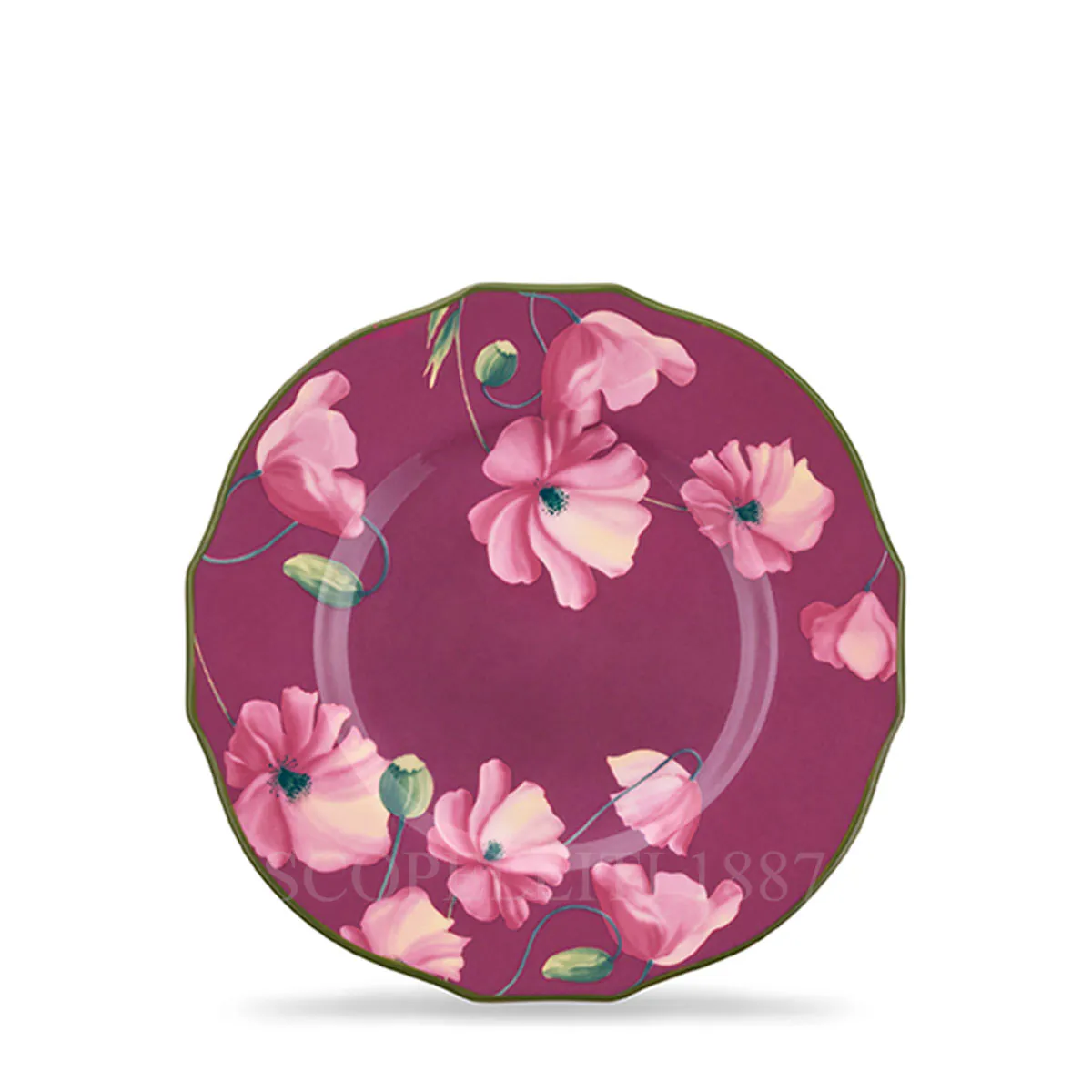 ginori 1735 florenza mauve pink bread plate