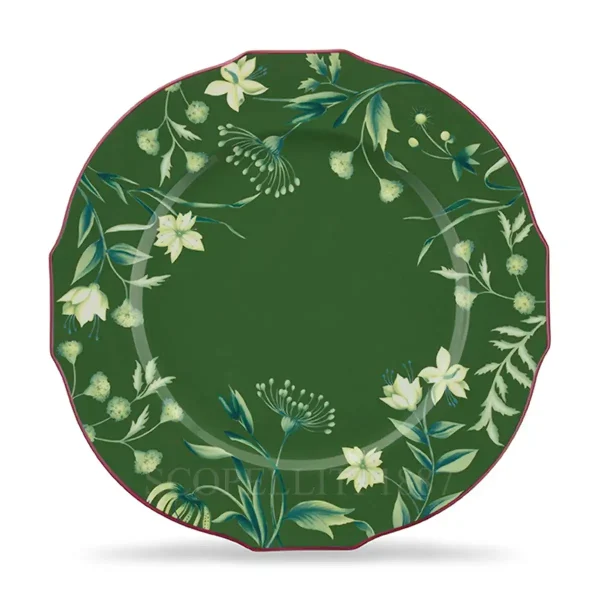 ginori 1735 florenza acanto green charger plate