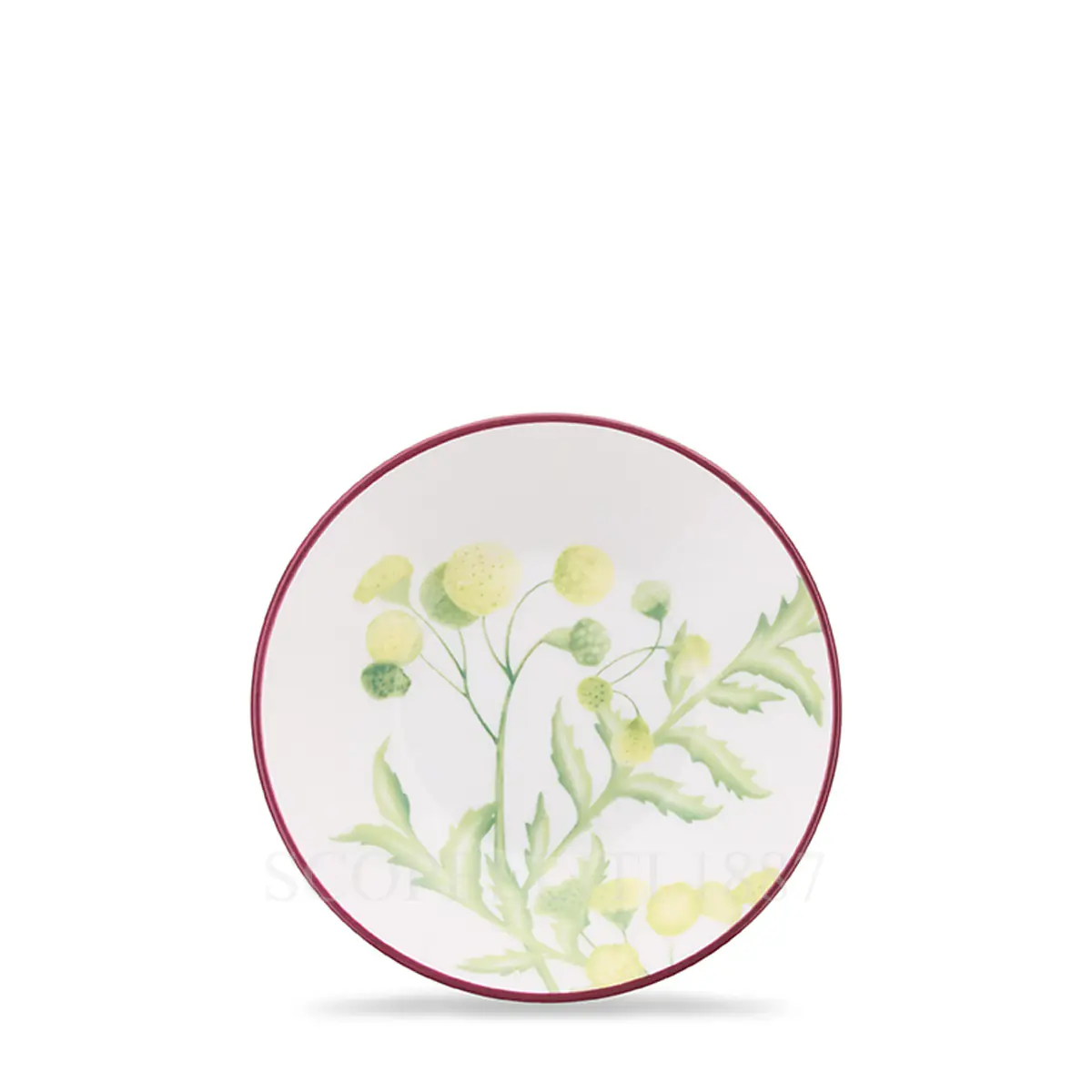 ginori florenza coffee saucer acanthus green