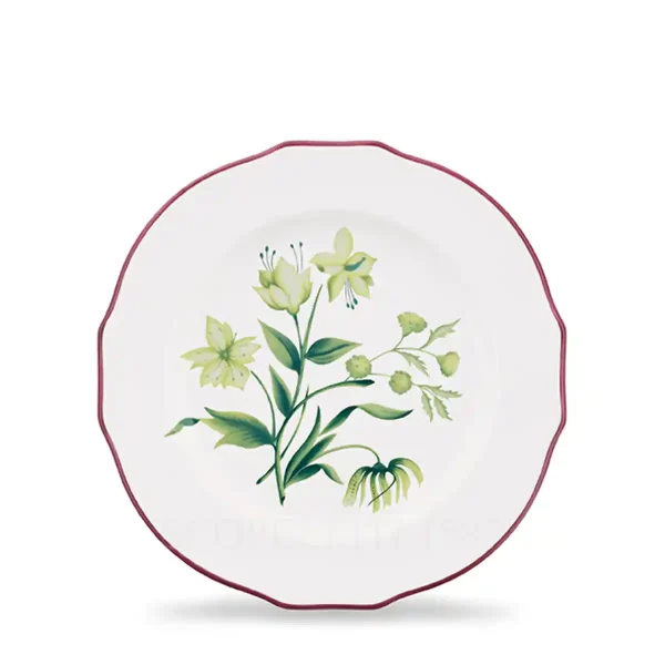 ginori 1735 florenza acanto green dessert plate