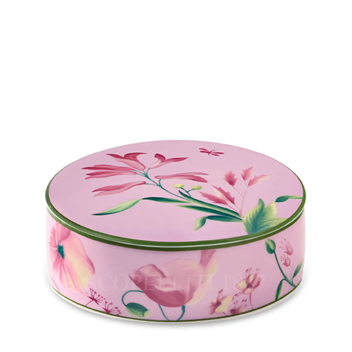 ginori 1735 florenza mauve pink round box