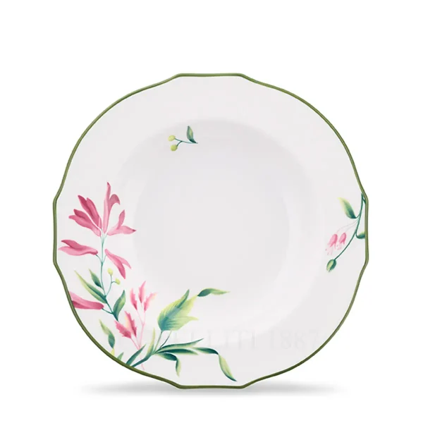 ginori 1735 florenza mauve pink soup plate
