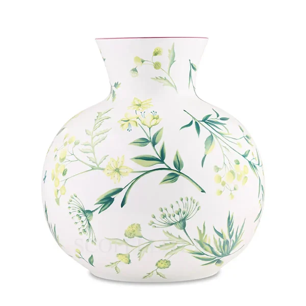 ginori 1735 florenza acanto green spherical vase
