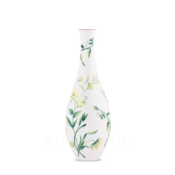 ginori 1735 florenza acanto green single flower vase