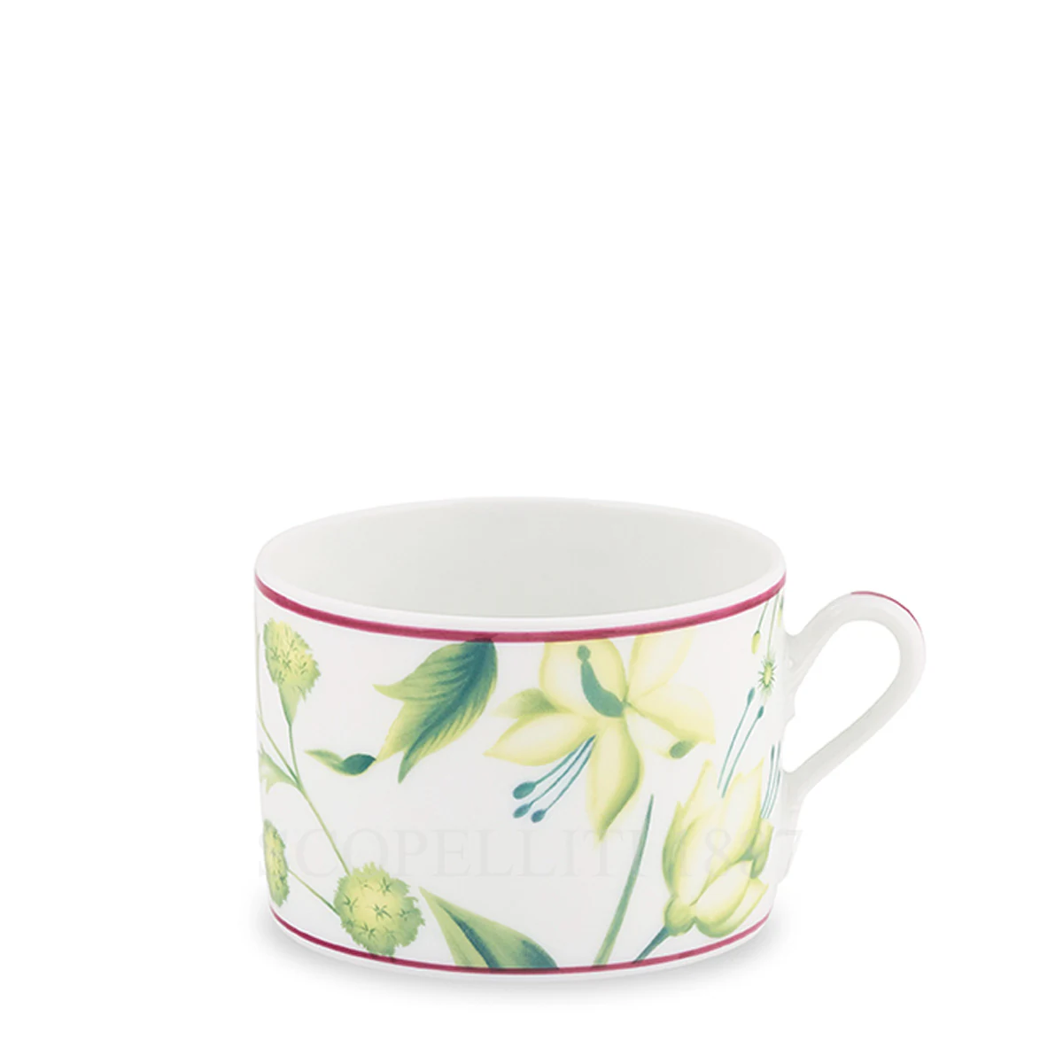ginori florenza tea cup acanthus green