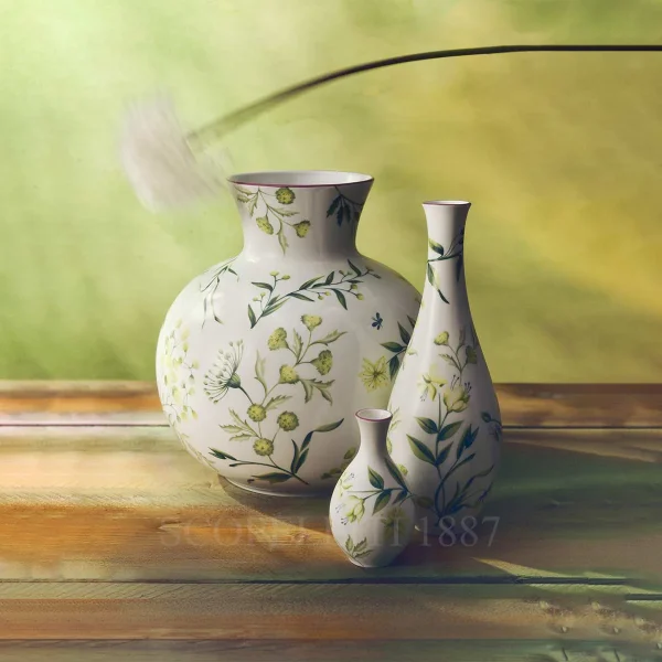 ginori florenza vases acanthus green