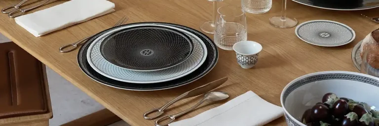 hermes formal table setting h deco