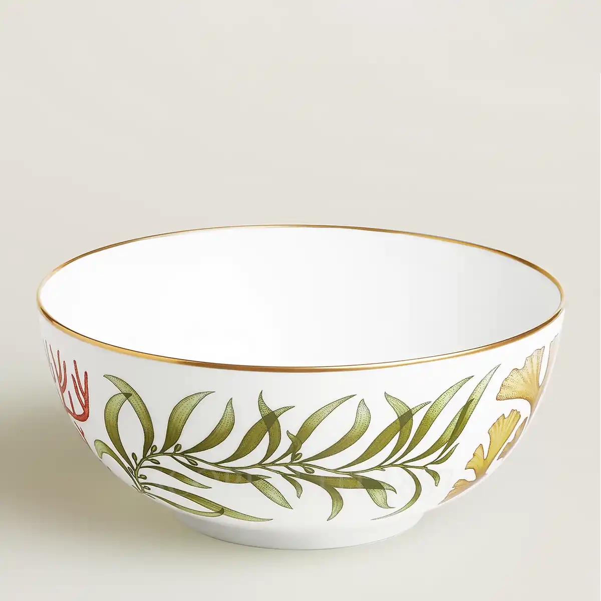 hermès natures marines large salad bowl