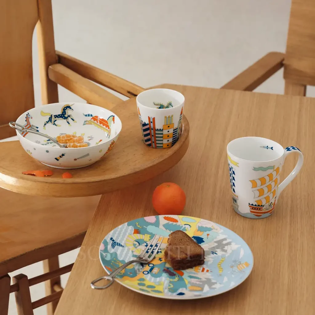 luxury baby gifts hermès porcelain set