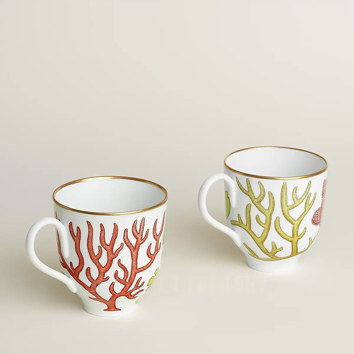 hermès natures marines set of 2 mugs