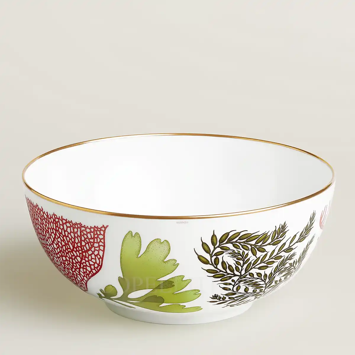 hermès natures marines large salad bowl