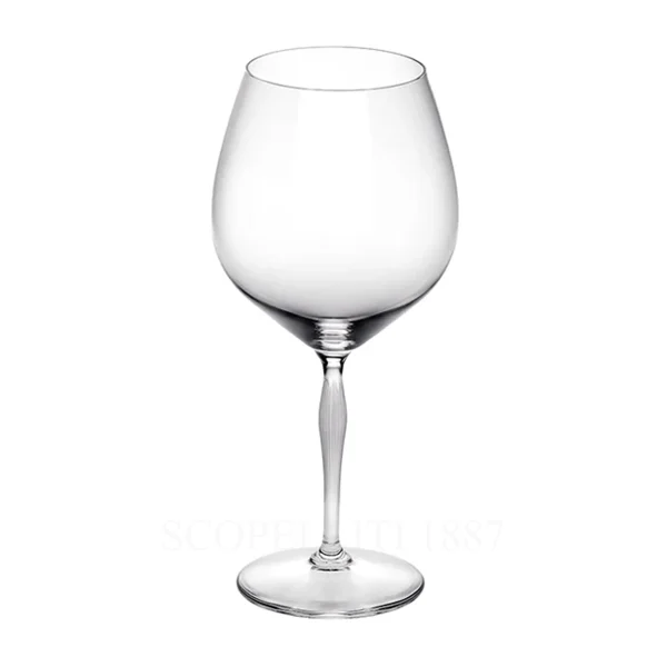 lalique 100 points burgundy glass