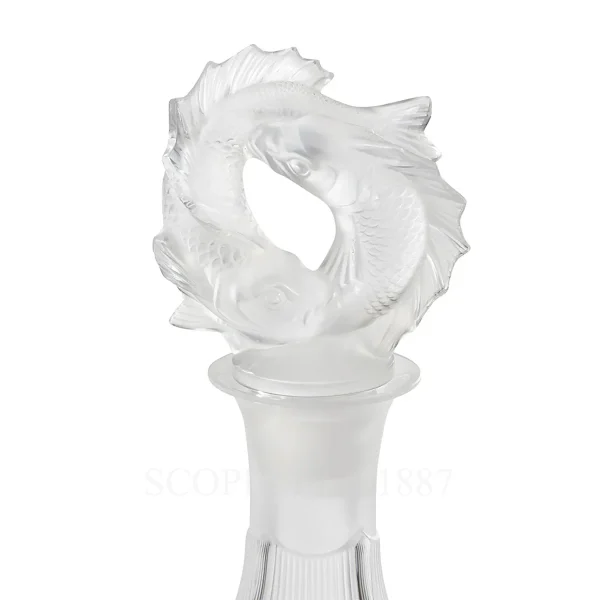 lalique 2 poissons decanter details