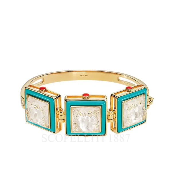 lalique arethuse bracelet blue