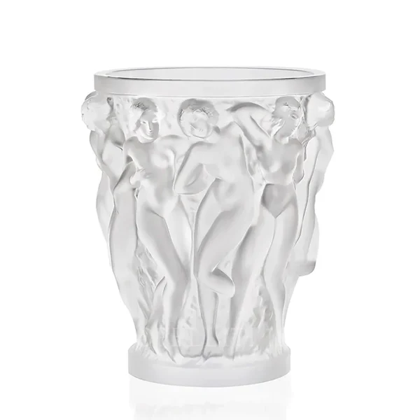 lalique bacchantes vase clear
