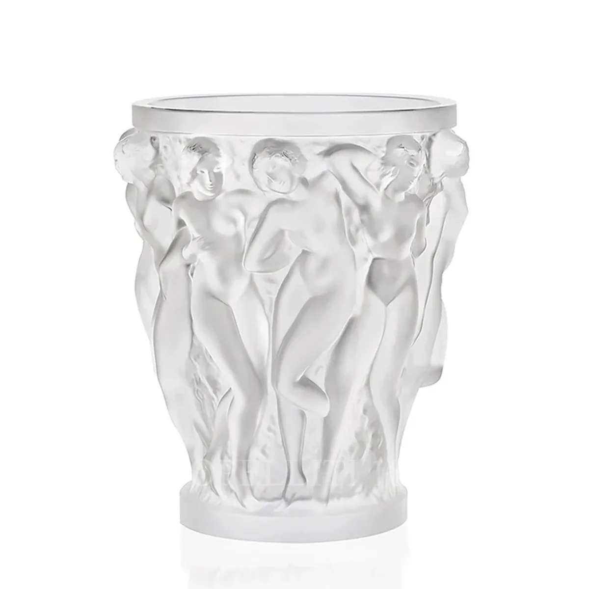 lalique bacchantes vase clear