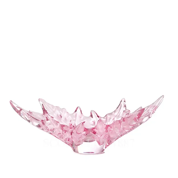 lalique champs-elysees bowl pink luster