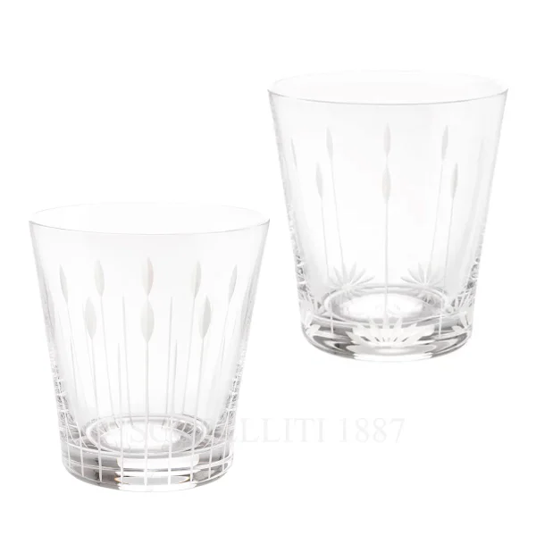 lalique lotus tumblers set of 2