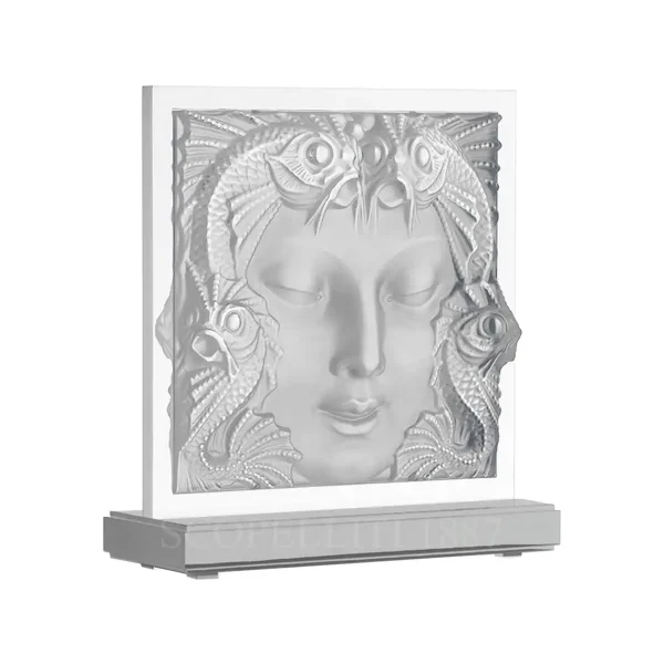 lalique masque de femme lamp