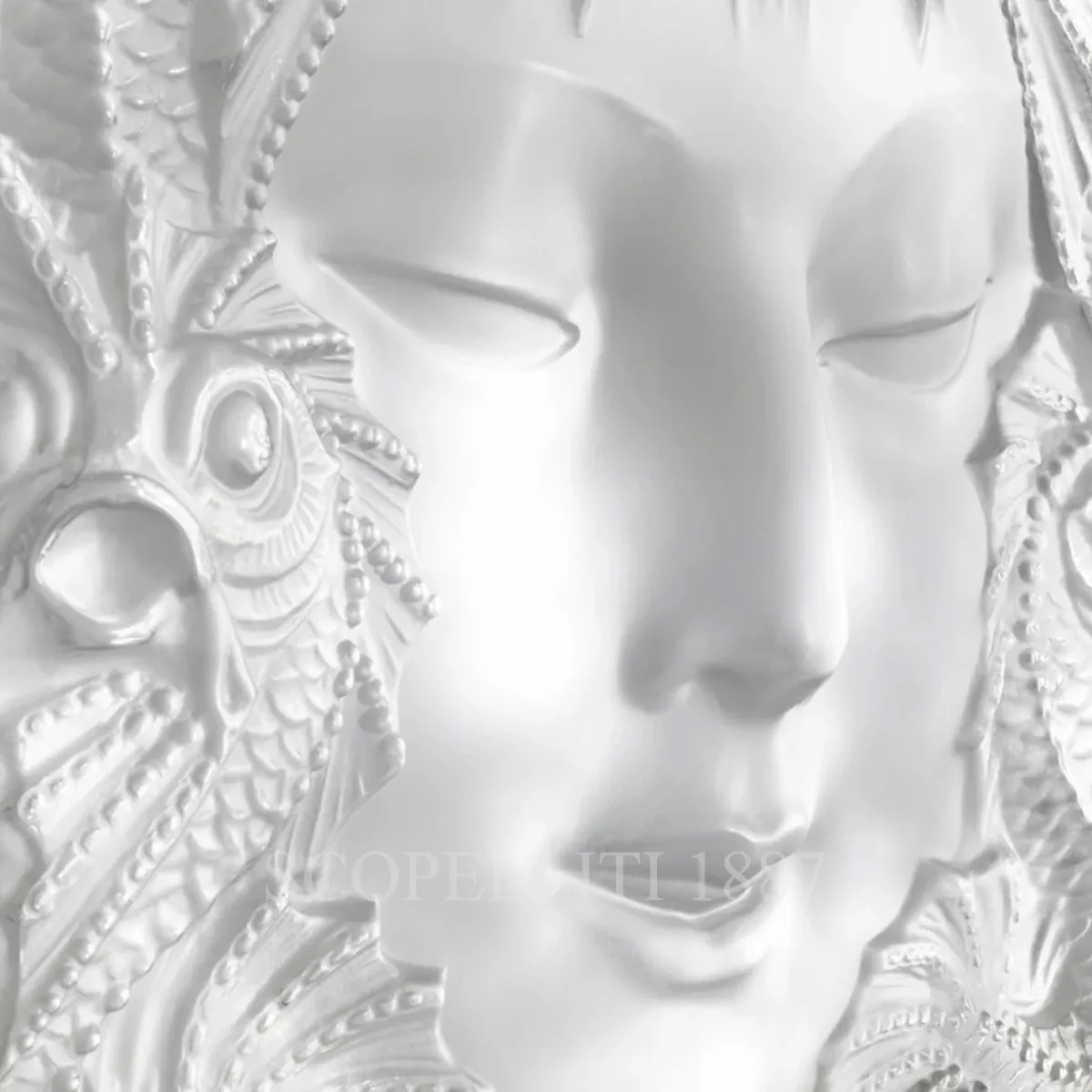 lalique masque de femme wall sconce details