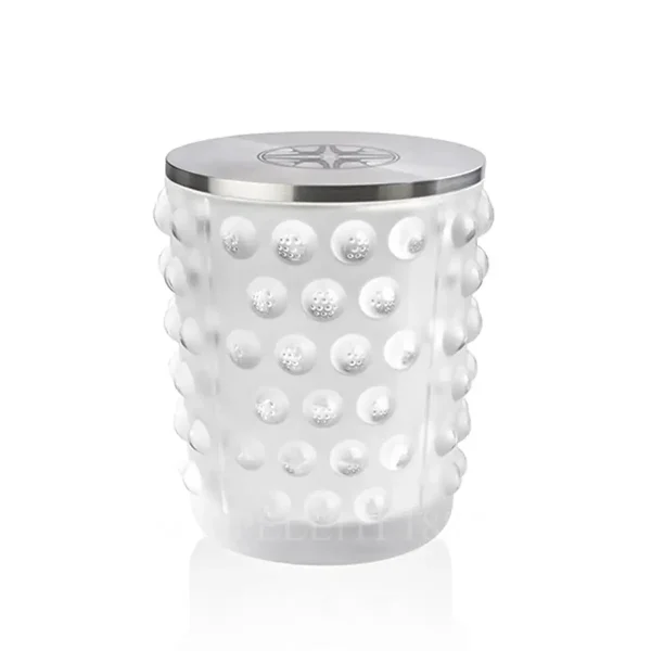 lalique mossi candle vase