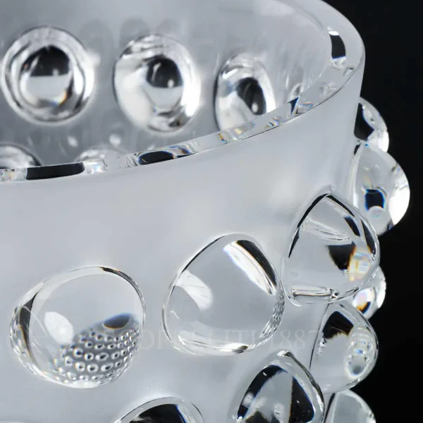 lalique mossi vase clear xxl detail