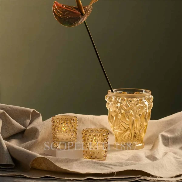 lalique mossi votive gold and bacchantes gold