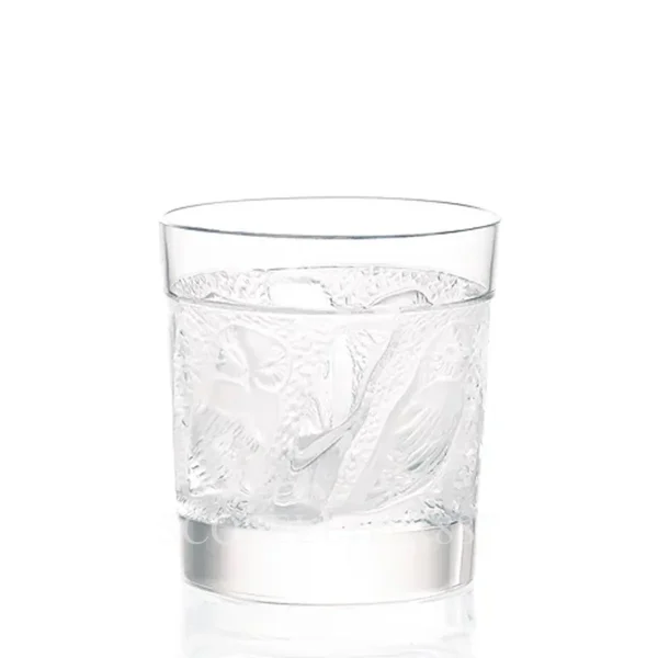 lalique owl old fashion tumbler