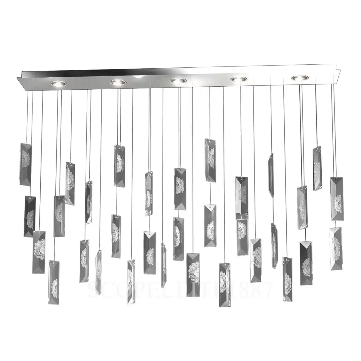 lalique serene ceiling lamp 32 prisms