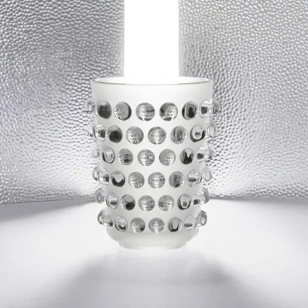 lalique vase mossi limited edition in clear crystal