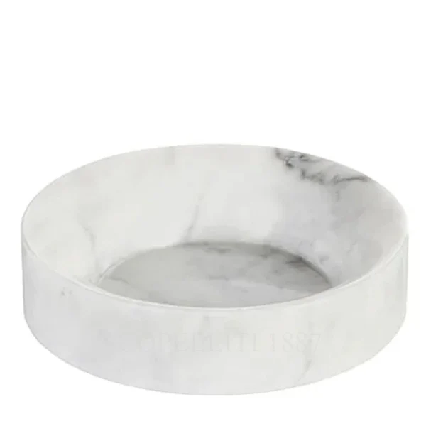 lalique versailles wine refresher base in white marble handcrafted in france