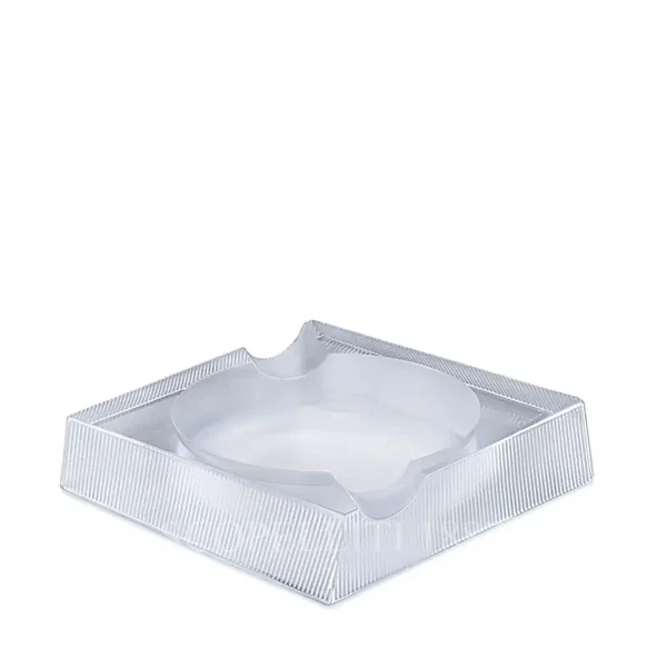 lalique wingen ashtray in clear crystal handcrafted in france