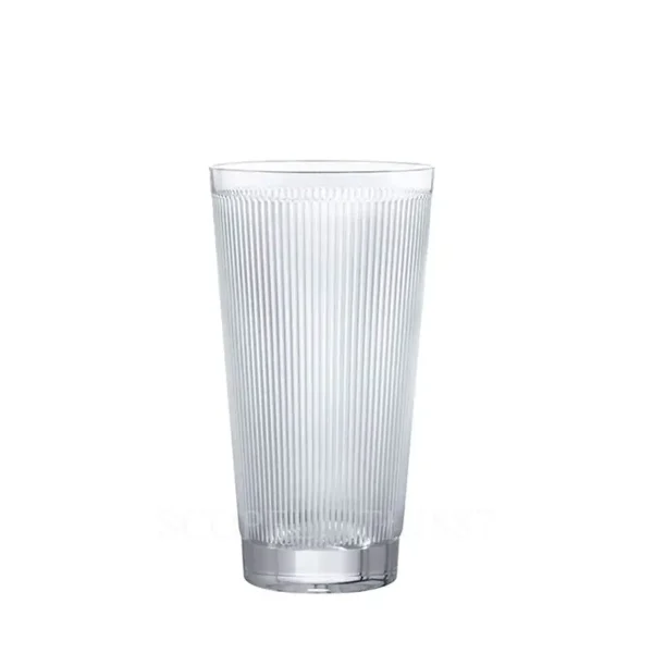 lalique wingen highball tumbler in clear crystal handcrafted in france