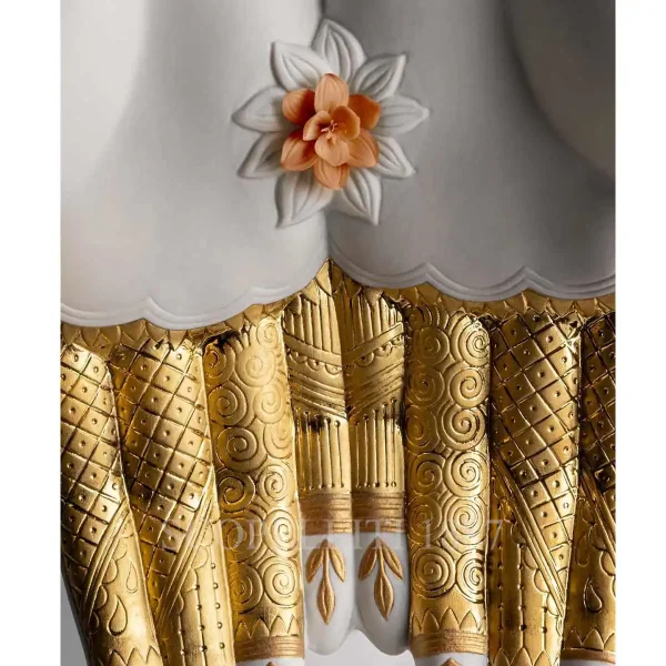 lladro abundance mudra porcelain sculpture