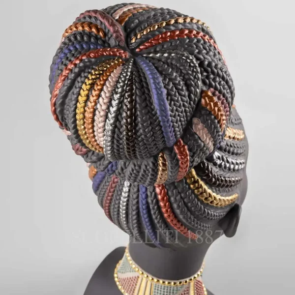 lladro african colors figurine porcelain