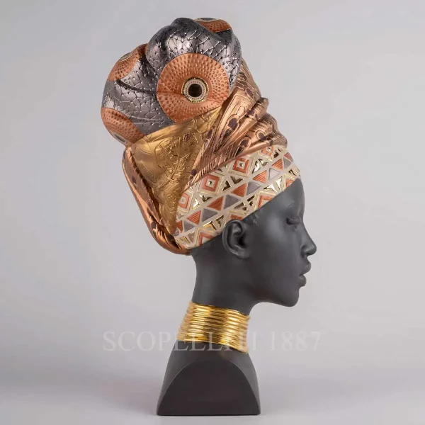lladro african soul porcelain figurine