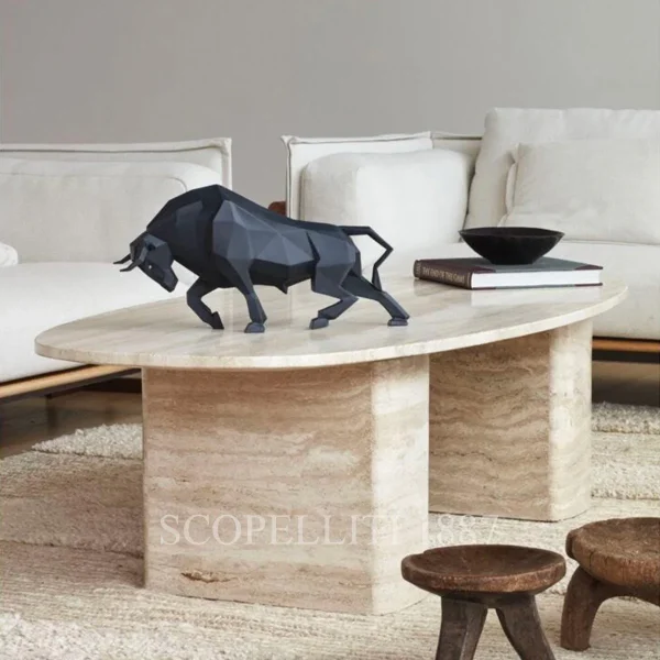 lladro bull sculpture porcelain black