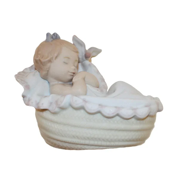 lladro conforting dreams porcelain figurine